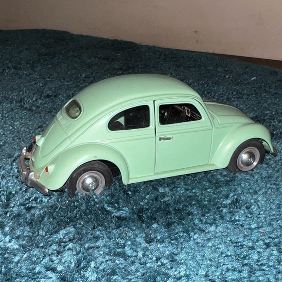 Volkswagon VW 1955 Beetle Vintage Mint Green Doors Open Collectible - Picture 4 of 16